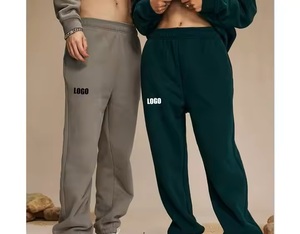 350GSM Otoño e Invierno para hombre Color sólido Casual 100% algodón polar pantalones de chándal Terry Oversize Streetwear Unisex Joggers todas las tallas - Product Image 2