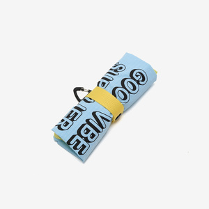 Bolsa Ecológica de Nailon Azul Práctica y Elegante ShopEase con Asa de Cuerda y Cierre de Hombro - Product Image 6