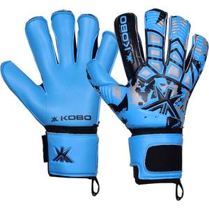 Customizable Premium Leather Goalkeeper <b>Gloves</b> Professional Grade 4mm Grip German <b>Latex</b> Rubber injected for Outdoor sports - Product Image 1