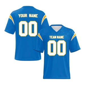 Vente en gros Maillot de football américain personnalisé Maillot de football sublimé personnalisé Maillot de rugby cousu de haute qualité pour hommes/jeunes - Product Image 1