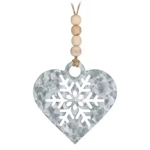 Corazón Colgante Clásico para Decoración Navideña del Hogar, Diseño Festivo, Decoración Interior y Exterior - Product Image 6