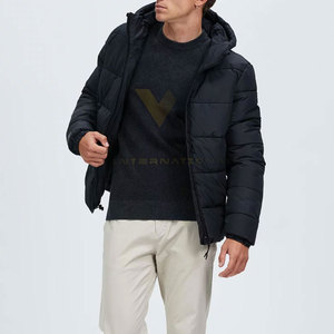 Veste bulle Meilleur prix de gros Dernière mode Veste bulle à capuche personnalisée pour hommes en gros - Product Image 5
