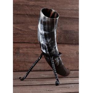 Corne à boire viking naturelle unique, faite à la main, style animal, polie, écologique, sans danger pour les aliments, Noël - Product Image 2