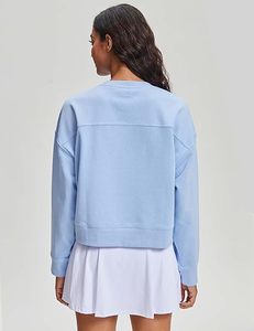 สเวตเชิ้ตผู้หญิงทันสมัยสวมใส่ได้ทุกวันทรงหลวมแขนเสื้อสไตล์คอสูง - Product Image 5