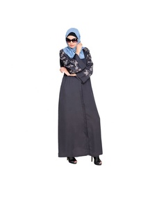 Pliss Bliss Dubai Style Abaya Robe Ethnique Décontractée Moderne pour les Musulmans Hot Front Open Design en Grande Taille - Product Image 2