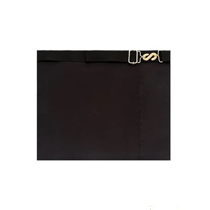 Venta al por mayor bordado Masonic Regalia Delantal, Masonic Lodge Officer Delantales Set, Estuche, Faja y Masonic Crown Cap Todos disponibles - Product Image 4