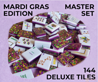 Mac Miller Laissez Les Bons Temps Rouler Collection Luxe draagbare tegelset Paars glitter Achterkant 2-laags acryl Amerikaans