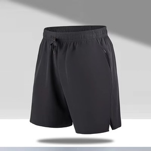 Vente en gros de shorts de fitness extensibles à séchage rapide pour l'été shorts de plage pour hommes shorts de couleur unie vêtements de sport - Product Image 3