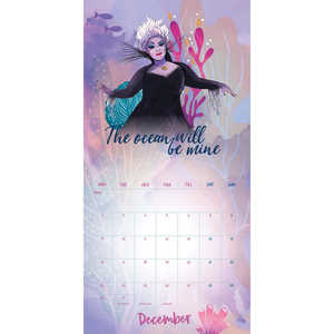 Calendario de pared 2024 de Ariel la Sirenita con mini póster - Product Image 2
