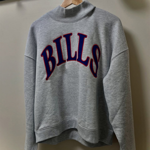 Sweat-shirt à col montant pour femme, décontracté, pour les jours de match, personnalisé, avec impression de logo personnalisé et tissu en polaire - Product Image 6