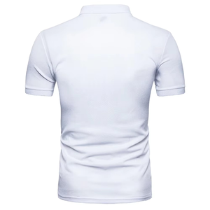 Chemise en tricot pour homme, décontractée, slim, streetwear, unie, nouvelle collection été, anti-froissement, imprimé par sublimation, couleur en gros - Product Image 4