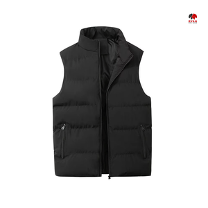 Gilet matelassé décontracté pour homme Ryan Pro Gear, imperméable, respirant, col montant, fermeture éclair, logo sur le devant - Product Image 6