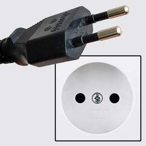 Enchufe de extensión blanco de 3 vías sin conexión a tierra sin Cable IP22 16A 220-250V UE/Reino Unido/EE. UU. Regleta de alimentación estándar ABS resistente al fuego - Product Image 5