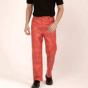 กางเกงหนังออกแบบเองได้ตามต้องการ สไตล์ล่าสุด บริการ OEM กางเกงหนังผู้ชาย - Product Image 5