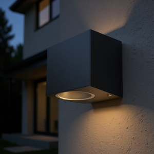 Applique murale carrée extérieure McShine à 1 lumière en aluminium, indice de protection IP44, utilisation intérieure/extérieure - Product Image 3