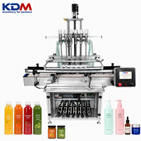 Machine de remplissage automatique KDM-ALF4 à 4-8 têtes pour shampoing, détergent, lotion et savon liquide