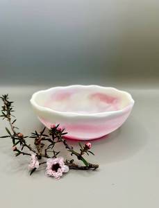 Bol à salade en bois rond de haute qualité Technique sculptée artisanale pour soupe nouilles servant des ustensiles de cuisine pour l'utilisation du riz - Product Image 2