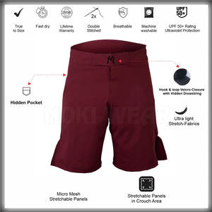 OEM Service Reasonable Price Martial Arts MMA Shorts Jiu Jitsu <b>Kimono</b> Low MOQ <b>Men</b> MMA Shorts - Product Image 5