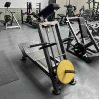 Máquina de remo con barra en T para uso comercial, con soporte para pecho, equipo de entrenamiento de fuerza para espalda