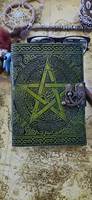 Journaux en cuir sur mesure sur le thème de l'étoile, adaptés aux magasins de fournitures Wicca, Witchcraft et païen pour la revente