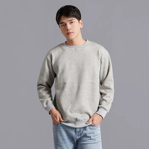 เสื้อกันหนาวมีฮู้ดสำหรับผู้ชายผ้าฝ้าย100% เสื้อสวมหัวกันหนาวผ้าฟลีซสไตล์ฮิปฮอปโอเวอร์ไซส์ - Product Image 3