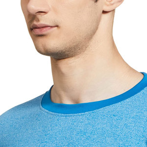 T-shirt ajusté classique pour hommes T-shirts élastiques 100% coton avec col rond doux Nouveau design T-Cottons - Product Image 6