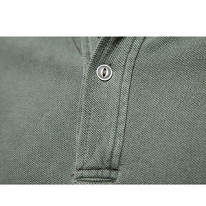 2025 nuevo estilo de tela de algodón transpirable polos para hombres al por mayor ropa informal elegante manga corta polos para adultos - Product Image 5