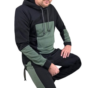 Ensemble de sweat-shirt deux pièces unisexe coupe slim écologique avec impression bouffante personnalisée hiver automne Jogging Streetwear grande taille en option pour - Product Image 4