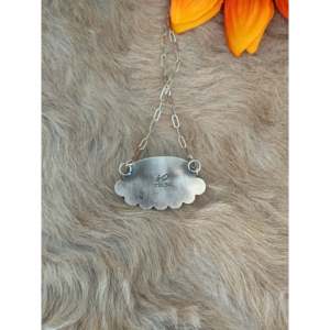 Gilbert Platero Multi Stone Sterling Silver Cluster <b>Necklace</b> <b>Fashion</b> <b>Layered</b> Jewelry - Product Image 5