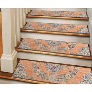 พรมสีส้ม, พรมสีฟ้า, พรมพิมพ์ลาย kilim ที่มีลวดลายชาติพันธุ์, ก๊อบเลน - Product Image 4