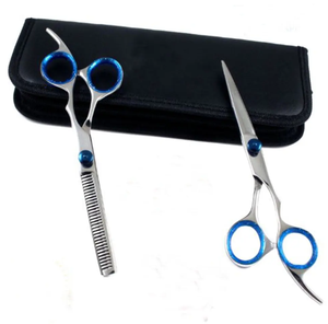 Juego de tijeras de peluquería con logotipo personalizado de alta calidad, hoja de afeitar de calidad, cuchillo de afeitar de Metal, Kit de herramientas - Product Image 2