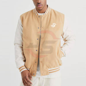 Veste à col montant personnalisée de haute qualité pour hommes Style Letterman à séchage rapide pour l'automne et l'hiver - Product Image 1