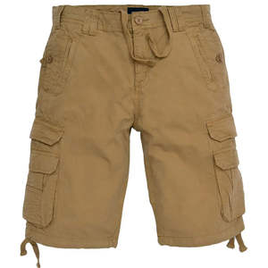 Pantalones Cortos Cargo para Hombre, Estilo Europeo, Casuales de Verano, Multibolsillos, Resistentes al Viento, de Poliéster/Algodón, Tejido Digital, Delgados, Elásticos, Cintura Media, Color Sólido - Product Image 6