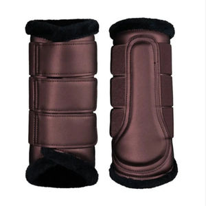 Meilleures bottes de brossage pour chevaux avec conception d'absorption des chocs offrant une protection accrue des tendons et des jarrets, fabriquées sur mesure - Product Image 1