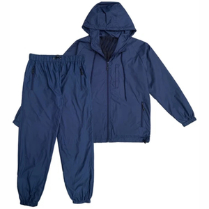 Survêtements en nylon pour hommes de haute qualité coupe-vent impression de logo personnalisé survêtements de sport légers à séchage rapide - Product Image 6