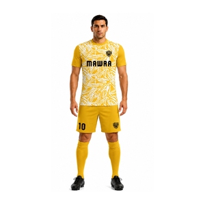 Option 1 : Uniformes de football personnalisés pour hommes, ensembles sportifs professionnels pour équipes, avec une concentration sur la performance professionnelle et la gestion de l'humidité. - Product Image 1