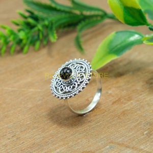 Top Quality <b>Black</b> <b>Onyx</b> <b>Ring</b> 925 Sterling Silver <b>Ring</b> Statement <b>Ring</b> Handmade Design <b>Ring</b> Gemstone <b>Ring</b> <b>Black</b> <b>Onyx</b> Jewelry Gift - Product Image 2
