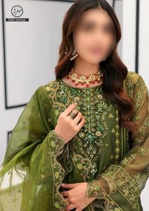 Nuevo Vestido de Fiesta Formal sin Costuras de Diseñador 2025 para Mujer, Salwar Kameez de Largo Regular con Lehenga Choli, Superventas - Product Image 3