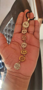 ชุบทอง18K และสเตอร์ลิงเงิน7สร้อยคอบำบัดจักระสำหรับผู้หญิงเครื่องประดับแฟชั่น - Product Image 4