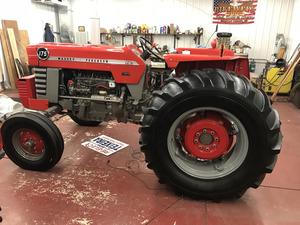Fairly Used Massey Ferguson 175 2WD Tractors with Pump Fournisseur d'origine Livraison rapide Acheter en stock - Product Image 2