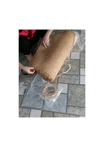 Mobilier d'extérieur en rotin synthétique en plastique naturel du Vietnam - Product Image 3