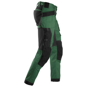 Pantalon de travail de sécurité multi-poches pantalon hommes vêtements de travail pantalon couleur unie hommes Cargo pantalon vêtements de travail avec poche latérale - Product Image 3