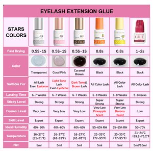 กาวติดขนตาปลอม STARSCOLORS แห้งเร็ว 0.3-3 วินาที กันน้ำ ทนแสง UV ติดทนนาน 6-8 สัปดาห์ จาก Strong <span class=keywords><strong>Hold</strong></span> Wholesale - Product Image 4