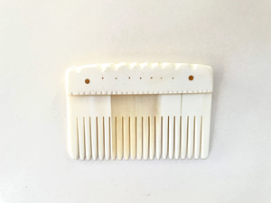 Peine para Cabello de Hueso de Búfalo Natural, Ecológico, Hecho a Mano, Duradero, Tallado en Ágata India, para Masaje Capilar - Product Image 6