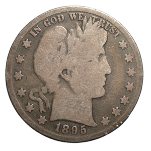 1895ช่างตัดผมหายากครึ่งดอลลาร์สะสม - Product Image 1