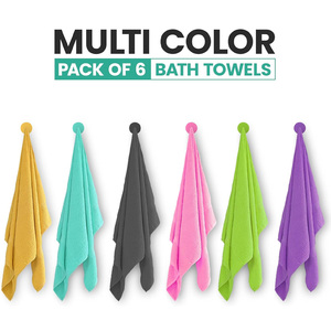 Toalla de baño de uso doméstico para hotel con logotipo personalizado, 100% algodón, suave absorbente, de secado rápido, toalla de baño para el hogar, Spa, gimnasio, uso en viajes - Product Image 6