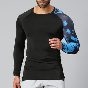 Chemises de compression légères pour hommes 2025, vêtements de fitness respirants, vente chaude, rashguard, chemises de compression de sport pour la salle de sport - Product Image 1