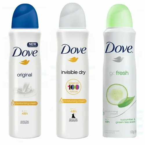 Vente en gros Dove 250 ml Déodorant en spray pour l'exportation