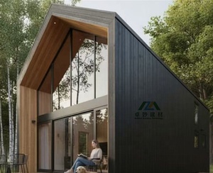 Cabane en bois préfabriquée contemporaine, écologique, durable, imperméable, <span class=keywords><strong>à</strong></span> énergie solaire, très vendue, installation rapide, pour maison, hôtel - Product Image 3