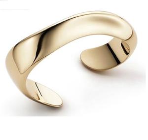 Bijoux de la fête du travail Bijoux ajustables populaires Fabriqués aux États-Unis Bracelet à manchette large en laiton pour les femmes Conception de bijoux faits à la main en Inde - Product Image 5